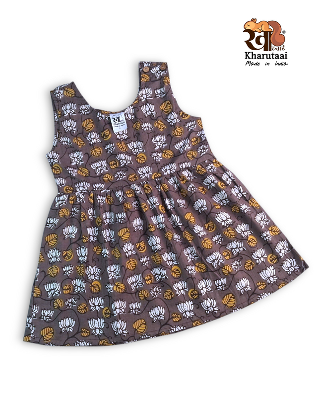 Baby Girl Cotton Frock - JC Regular Frock - Abstract Print