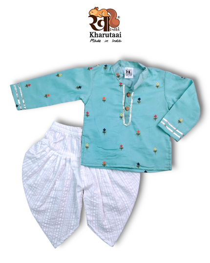 Mal Kurta Dhoti Boys Set  - Festive Outfit - Ethnic Collection