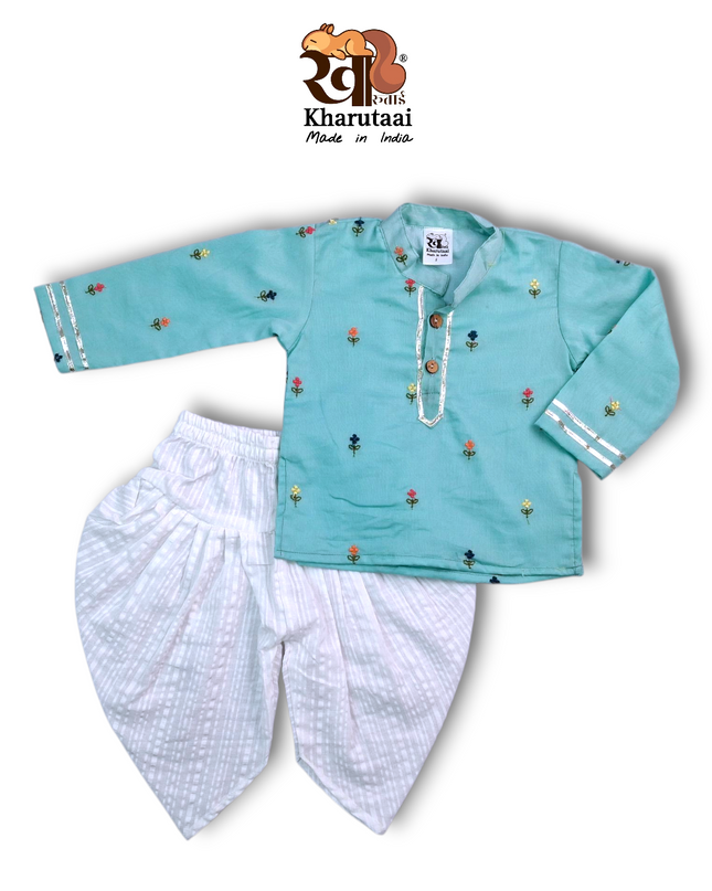 Mal Kurta Dhoti Boys Set  - Festive Outfit - Ethnic Collection
