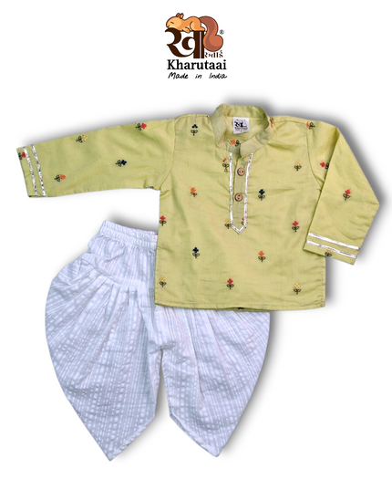 Mal Kurta Dhoti Boys Set  - Festive Outfit - Ethnic Collection