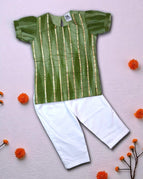 Green Ikkat Kurti / S