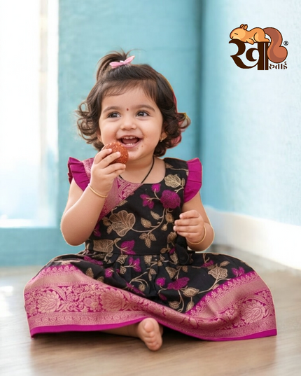 🖤 Sankranti Black Special Edition - Exclusive Girls Collection - Traditional Festive Wear