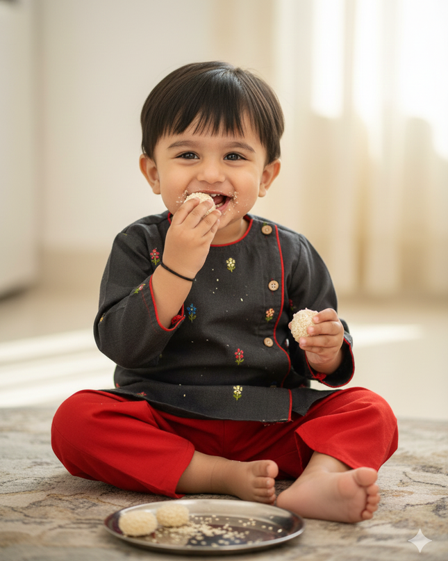 🖤 Sankranti Black Special Edition - Exclusive Boys Collection - Traditional Festive Wear