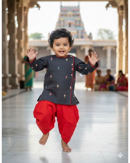 🖤 Sankranti Black Special Edition - Exclusive Boys Collection - Traditional Festive Wear