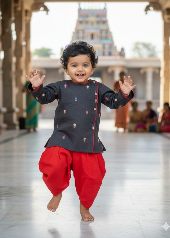 🖤 Sankranti Black Special Edition - Exclusive Boys Collection - Traditional Festive Wear