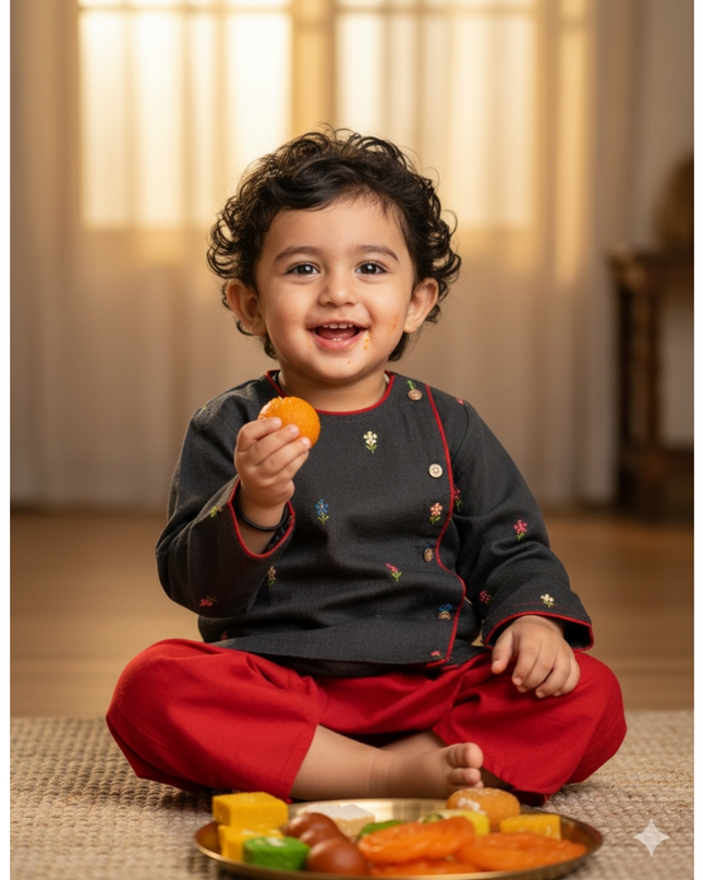 🖤 Sankranti Black Special Edition - Exclusive Boys Collection - Traditional Festive Wear