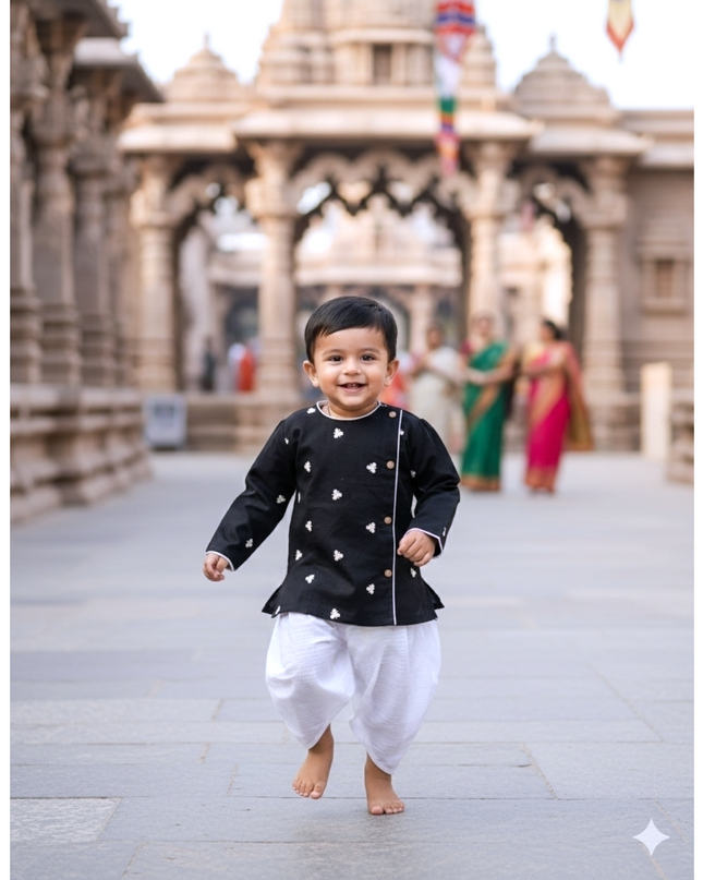 🖤 Sankranti Black Special Edition - Exclusive Boys Collection - Traditional Festive Wear