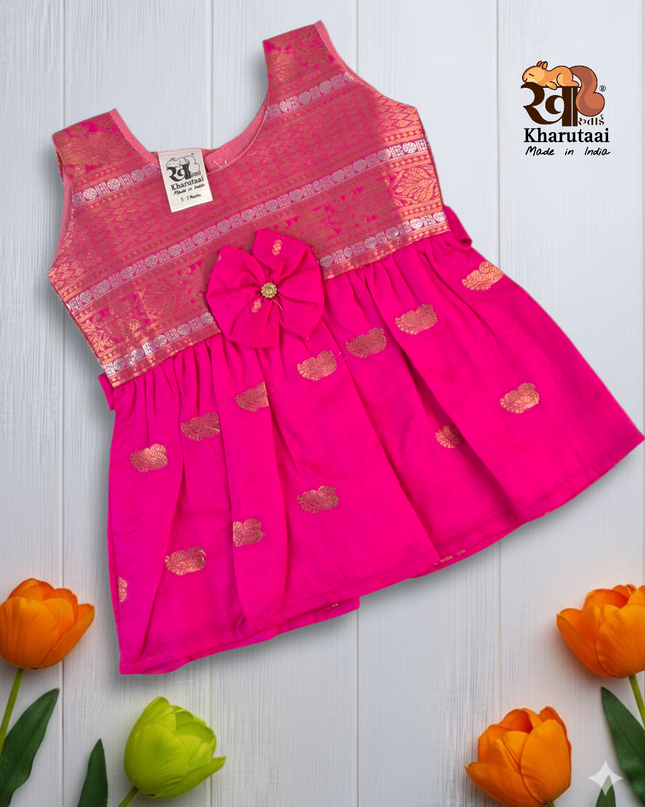 Small Designer Frock - Festive Outfit - Ethnic Collection
