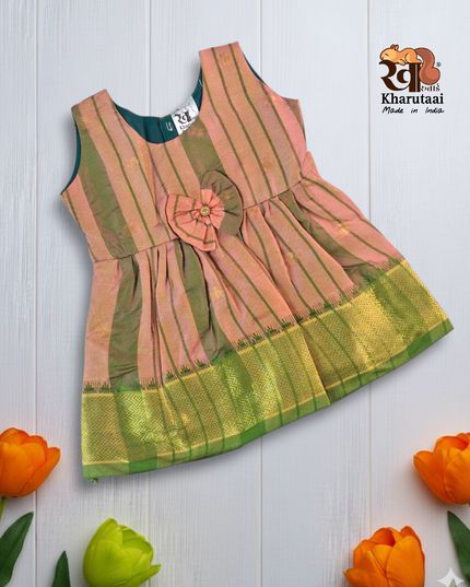 Small Designer Frock - Festive Outfit - Ethnic Collection