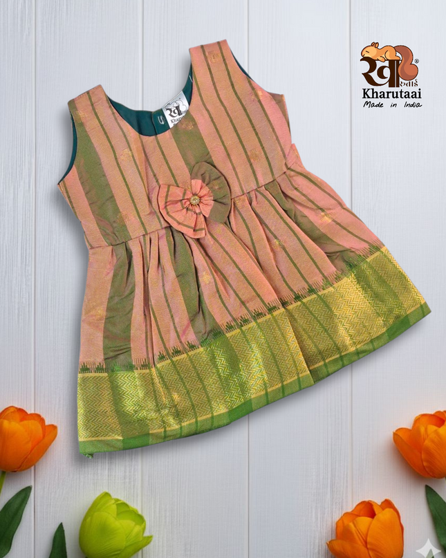 Small Designer Frock - Festive Outfit - Ethnic Collection