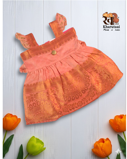 Small Designer Frock - Festive Outfit - Ethnic Collection