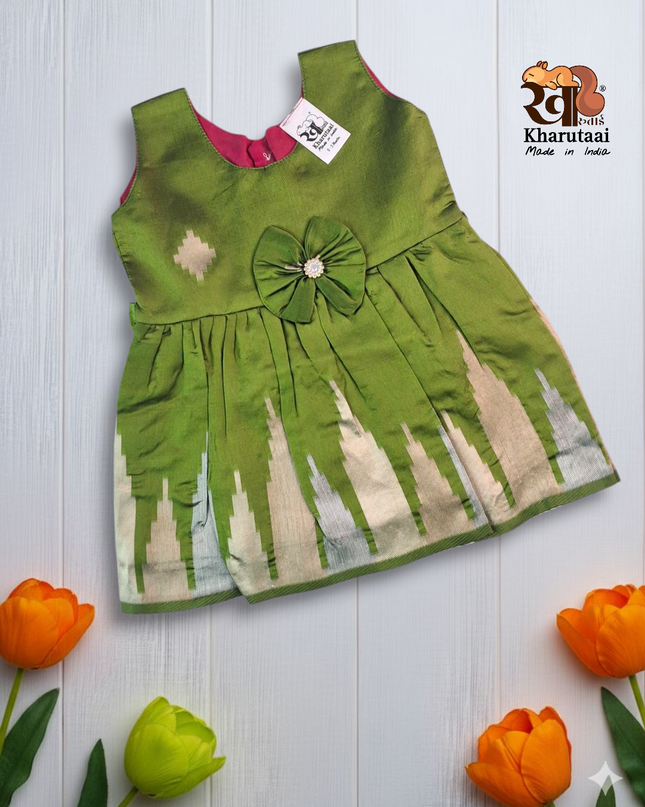 Small Designer Frock - Festive Outfit - Ethnic Collection