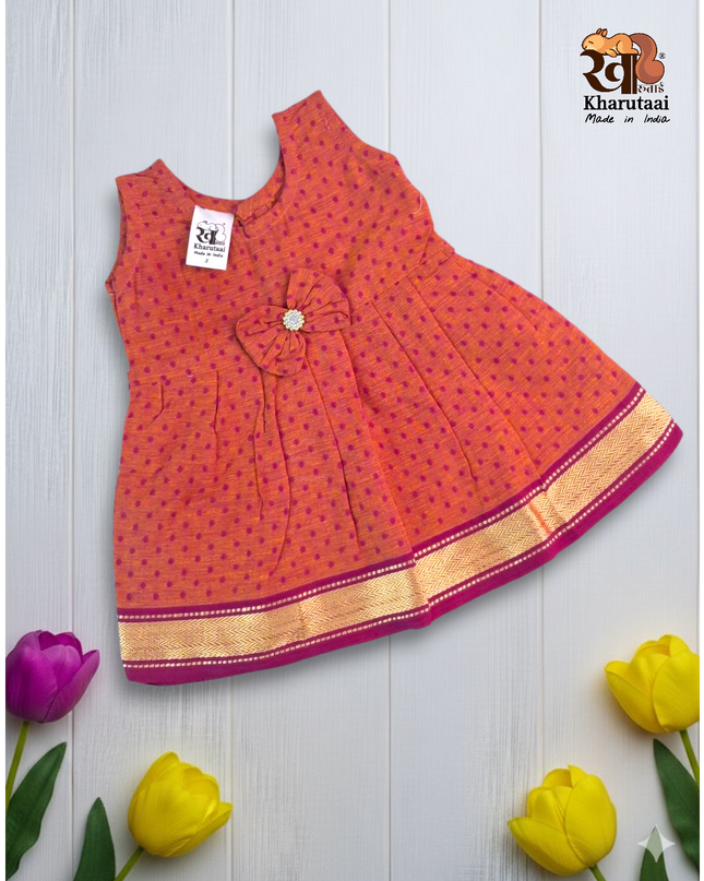 Small Designer Frock - Festive Outfit - Ethnic Collection