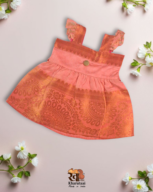 Small Designer Frock - Festive Outfit - Ethnic Collection