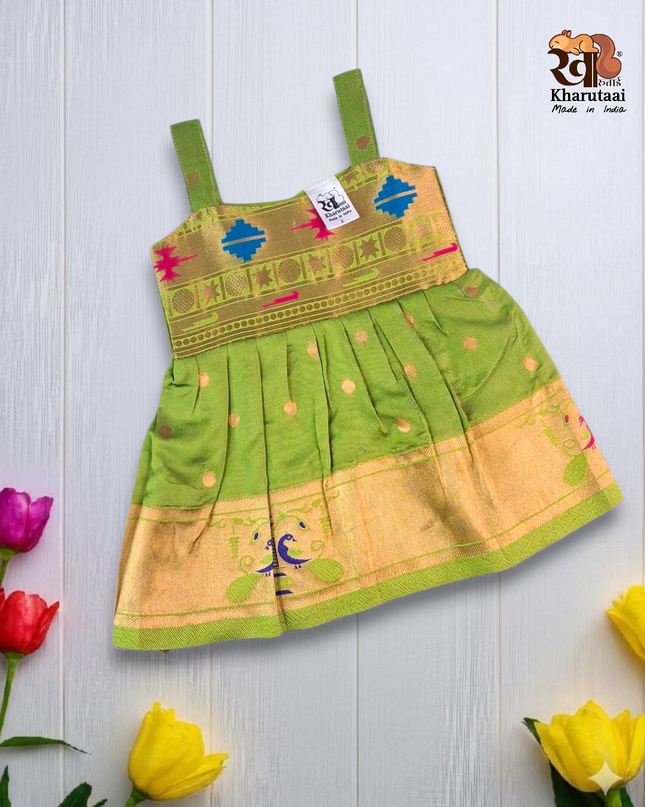 Small Designer Frock - Festive Outfit - Ethnic Collection