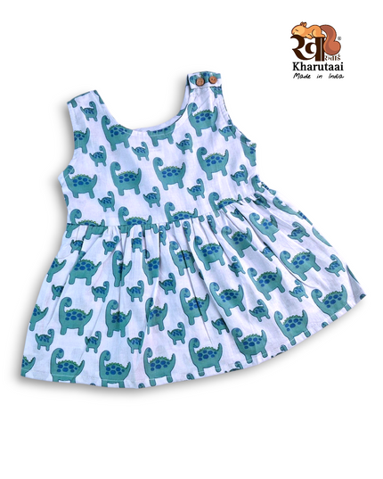 Baby Girl Cotton Frock - JC Regular Frock - Abstract Print