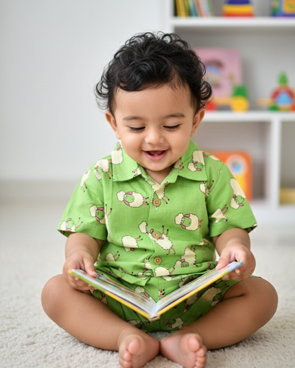 Boys Cotton Co-ord Sets