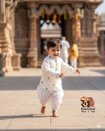 Mal Kurta Dhoti Boys Set  - Festive Outfit - Ethnic Collection