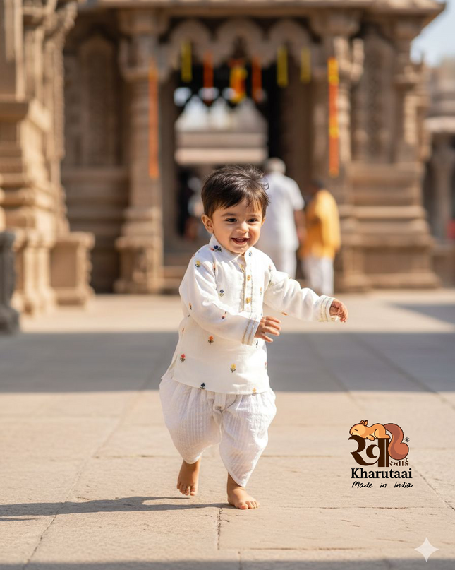 Mal Kurta Dhoti Boys Set  - Festive Outfit - Ethnic Collection