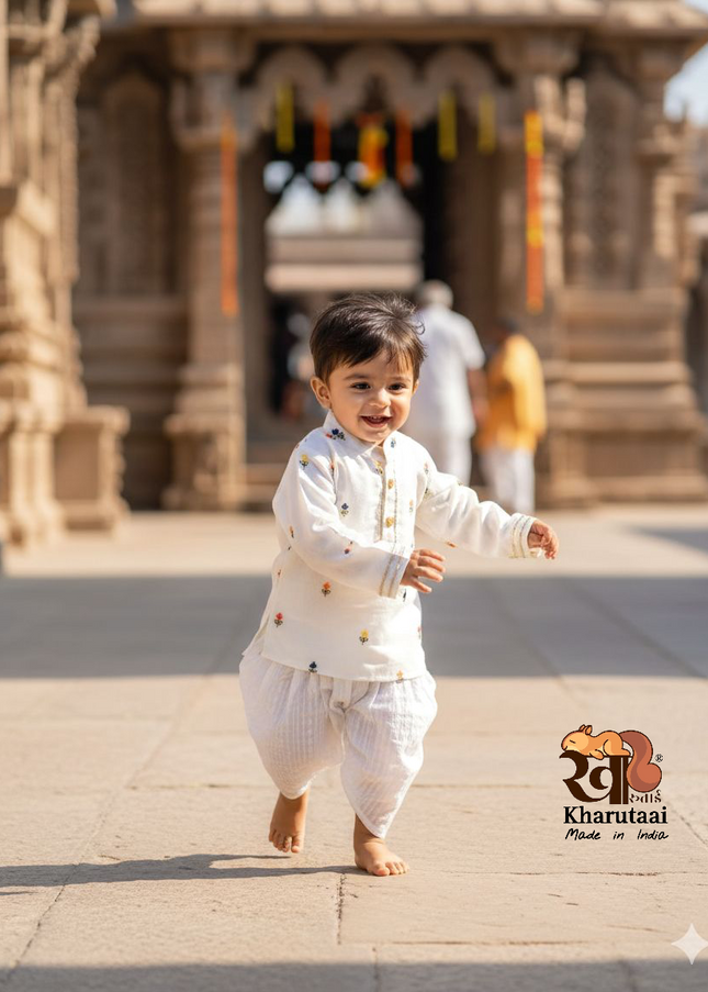 Mal Kurta Dhoti Boys Set  - Festive Outfit - Ethnic Collection