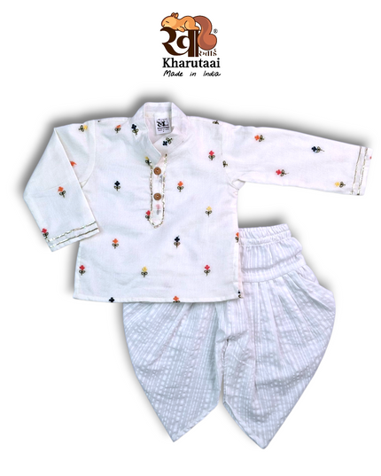 Mal Kurta Dhoti Boys Set  - Festive Outfit - Ethnic Collection