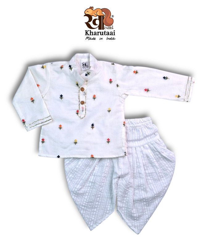 Mal Kurta Dhoti Boys Set  - Festive Outfit - Ethnic Collection