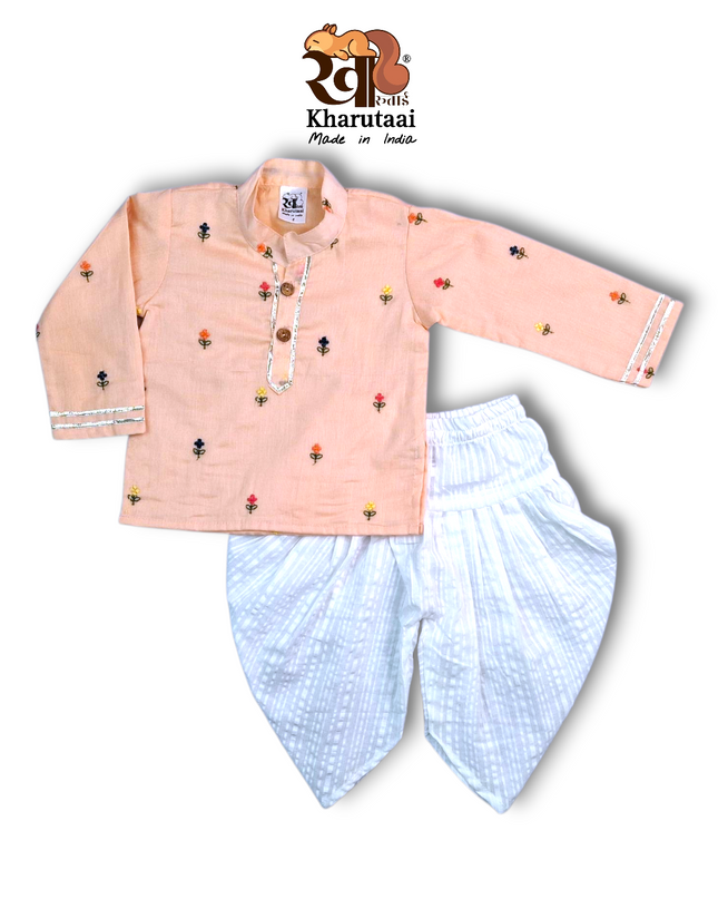 Mal Kurta Dhoti Boys Set  - Festive Outfit - Ethnic Collection
