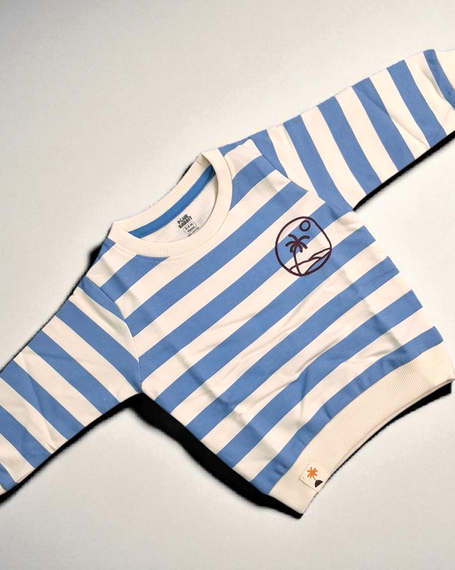 Kids Hosiery Full Sleeves T-Shirt (Stripes)
