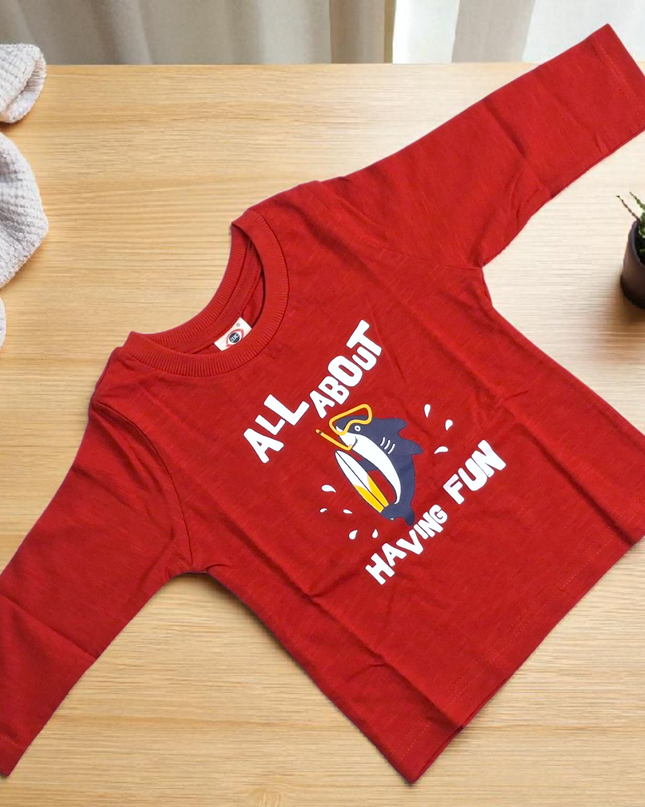 Kids Hosiery Full Sleeves T-Shirt (Fun)