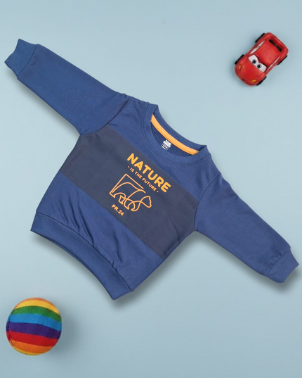 Kids Hosiery Full Sleeves T-Shirt (NATURE)