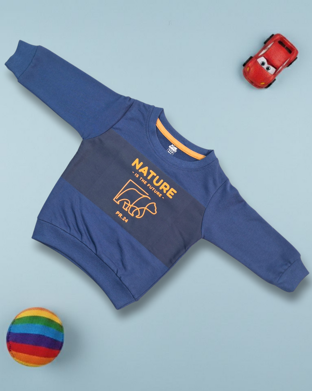 Kids Hosiery Full Sleeves T-Shirt (NATURE)