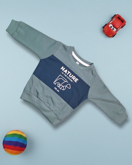 Kids Hosiery Full Sleeves T-Shirt (NATURE)