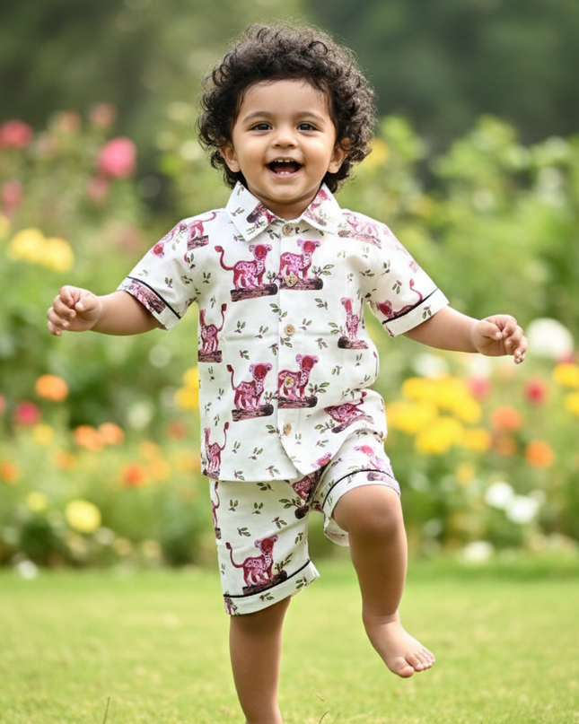 Boys Cotton Co-ord Sets