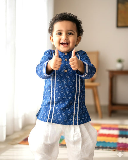 Premium Kurta Dhoti Boys Set - Festive Outfit - Ethnic Collection