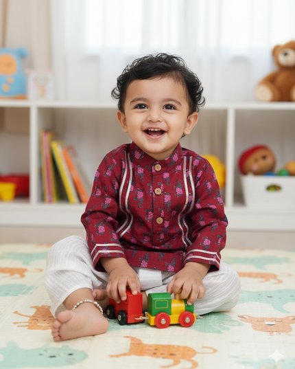 Premium Kurta Dhoti Boys Set - Festive Outfit - Ethnic Collection