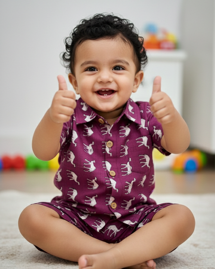 Boys Cotton Co-ord Sets