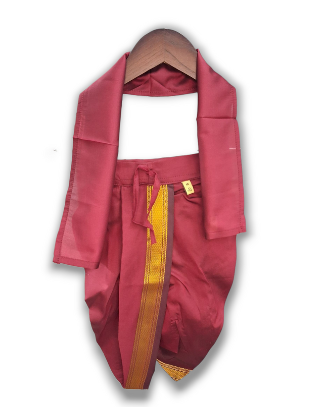 Boys Silk Dhoti - Dhoti Uparna - Festive Outfit - Ethnic Collection