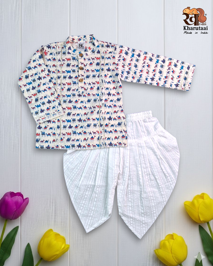 Premium Kurta Dhoti Boys Set - Festive Outfit - Ethnic Collection