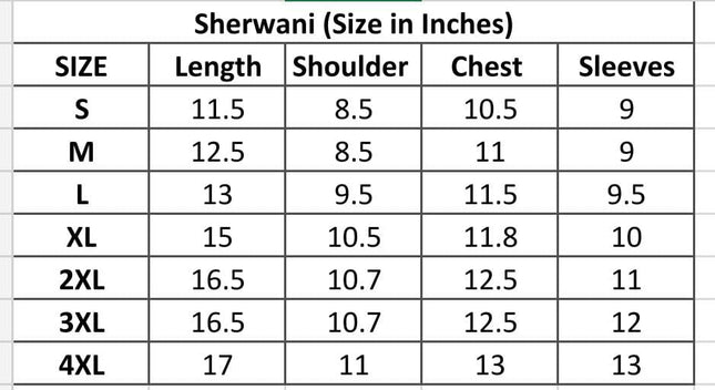 Saree Sherwani - Festive Outfit - Ethnic Collection