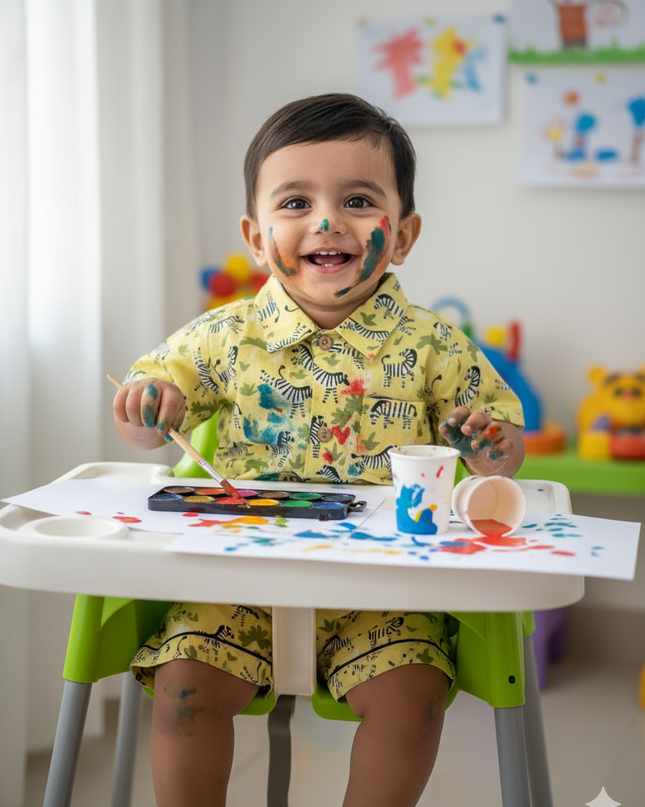 Boys Cotton Co-ord Sets